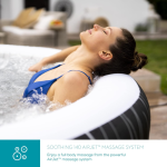 Lay-Z-Spa Hollywood Luxury Hot Tub, Summer LED Relaxation